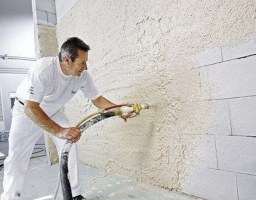 Особенности механизированной штукатурки