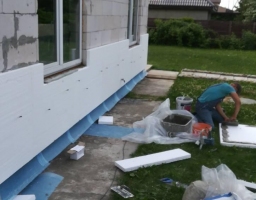 Правила утепления фасадов пенопластом