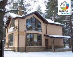 Зимние работы по отделке фасада