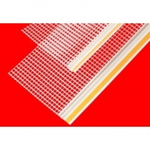 Профиль примыкания к проемам ПВХ 6мм с армирующей сеткой, 2.4м, ПрофиГипс