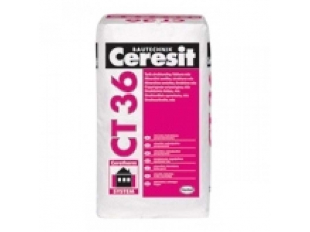Ceresit CT 36 - Декоративная штукатурка "Структурная", под окраску