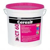 Ceresit CT 60 - Декоративная акриловая штукатурка, фактура "Камешковая 1.5; 2.5мм", РБ, 25кг