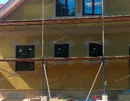 Штукатурка фасада дома